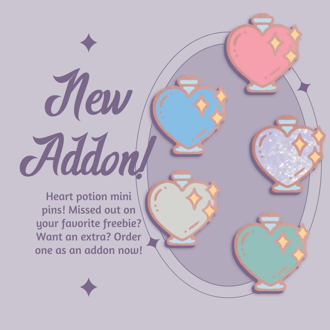 Heart Potion Mini Pin