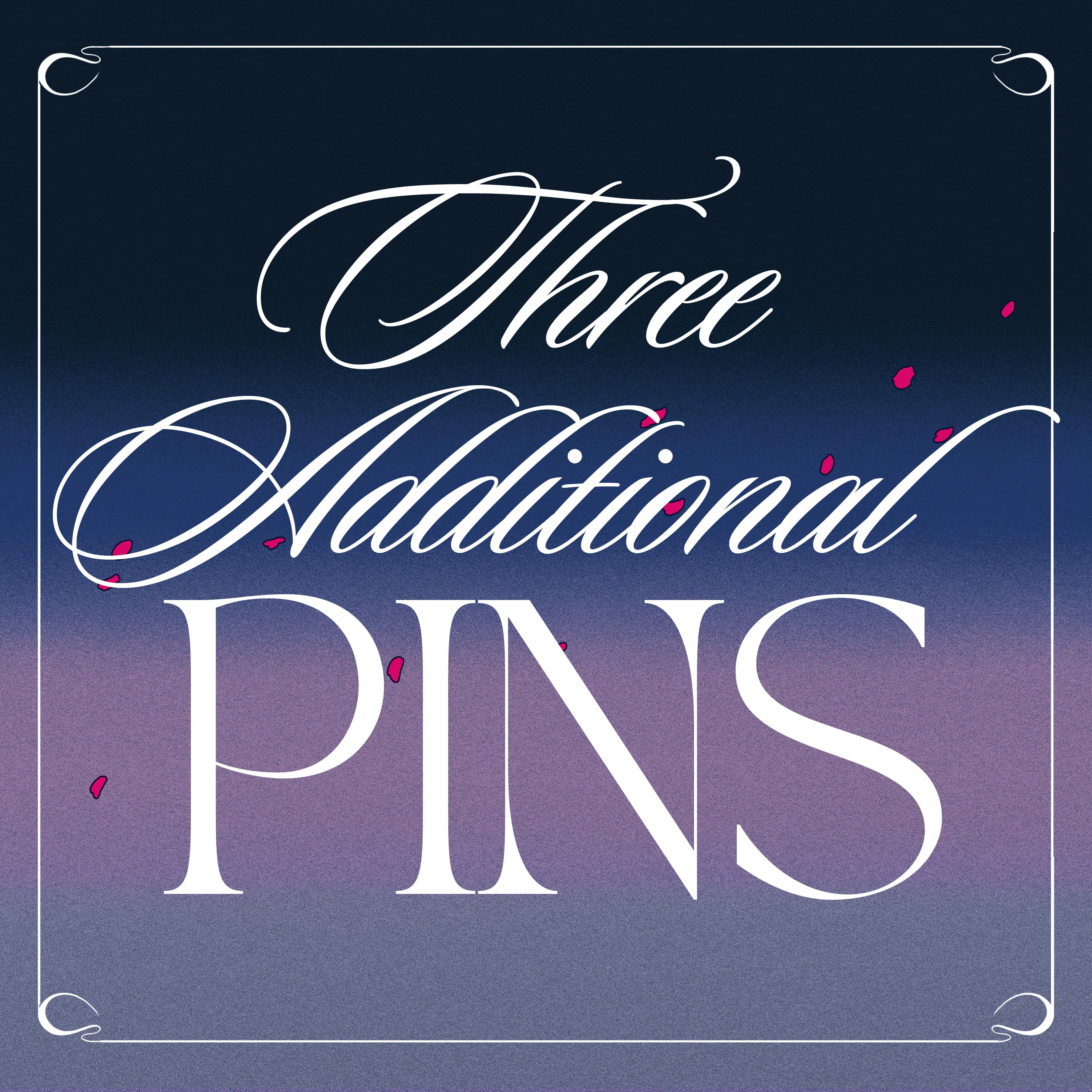 Additional Three Eternal Bloom: Dark Garden Pins (x3 Pins)