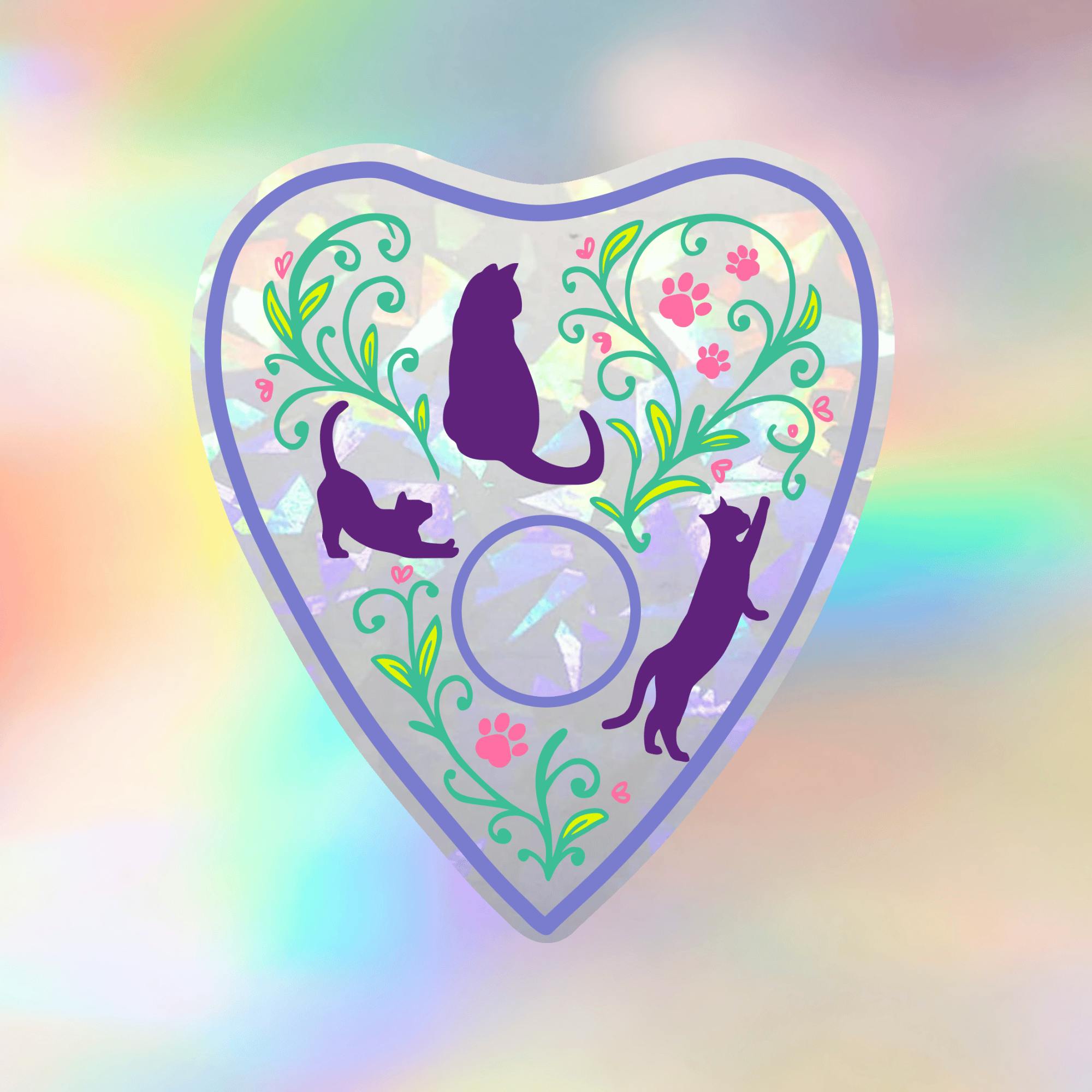 Cat Planchette Suncatcher