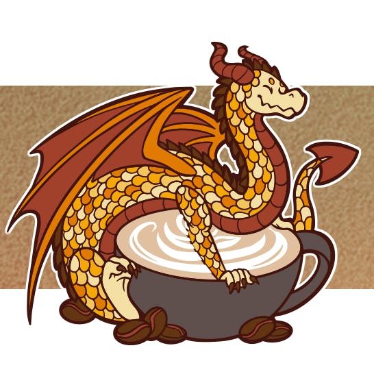 Coffee Hoarder Enamel Pin