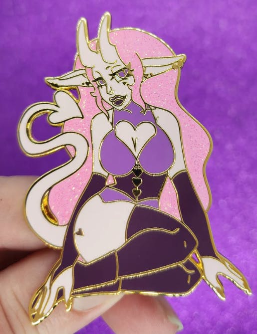 Lust Enamel Pin