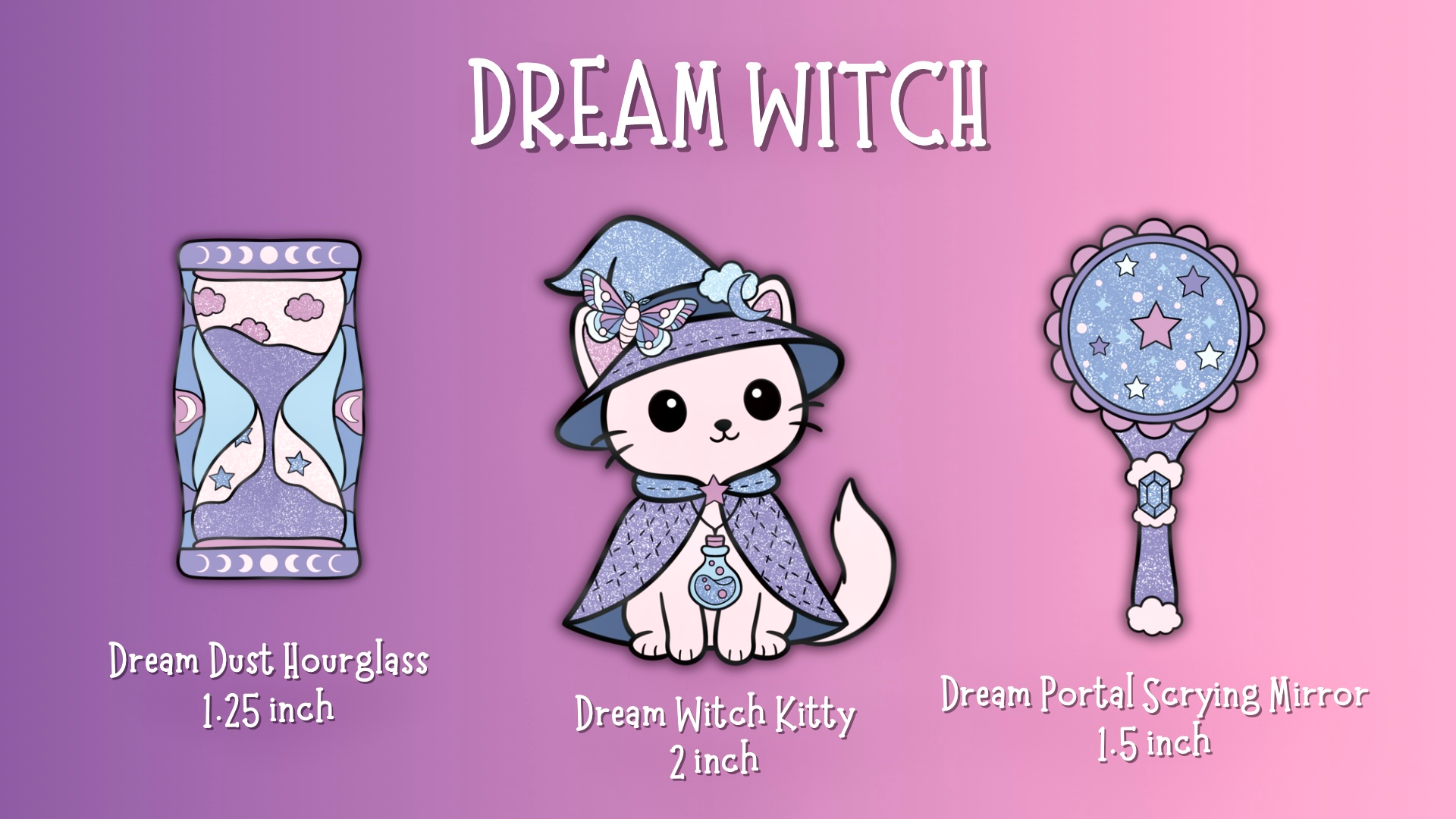 Dream Witch Pin Set