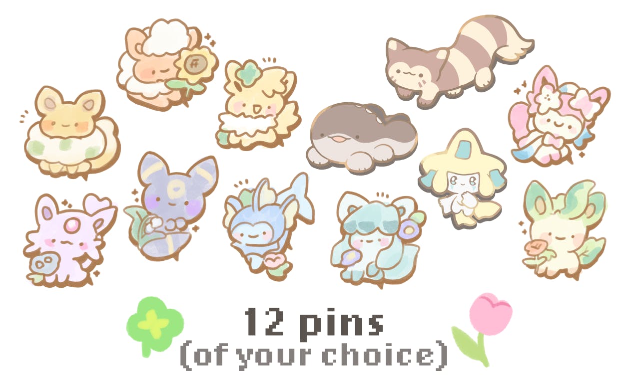 ✿ TWELVE PINS ✿