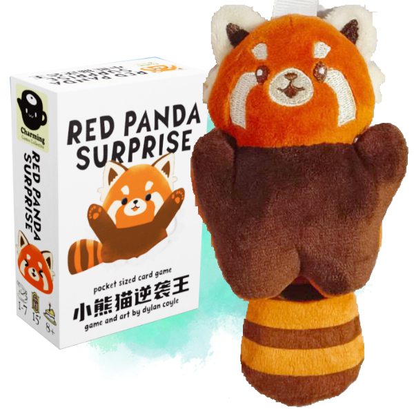 Red Panda Surprise PLUSHIE + GAME