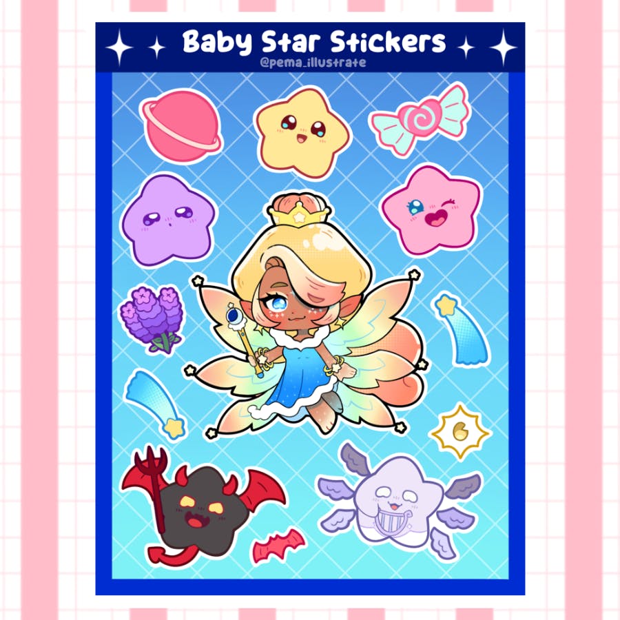 ⭐️Sticker Sheet (4x6")⭐️