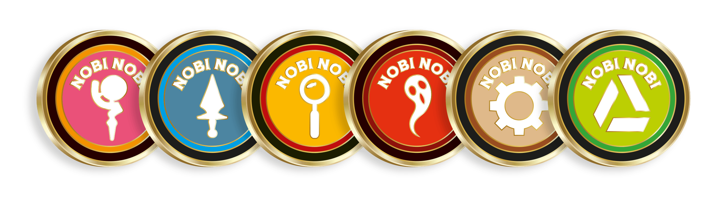 Six Nobi Nobi medals to collect
