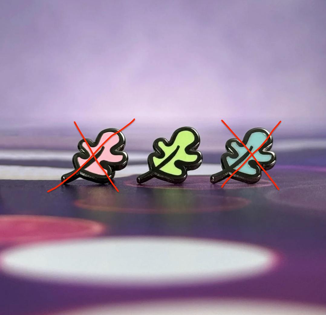 (O&T) Full Green Leaf Pin