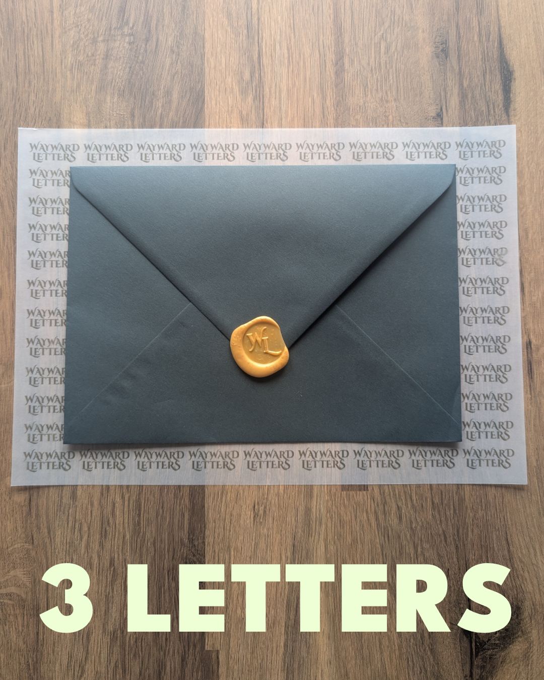 Wayward Letters - Three Letter Pledge