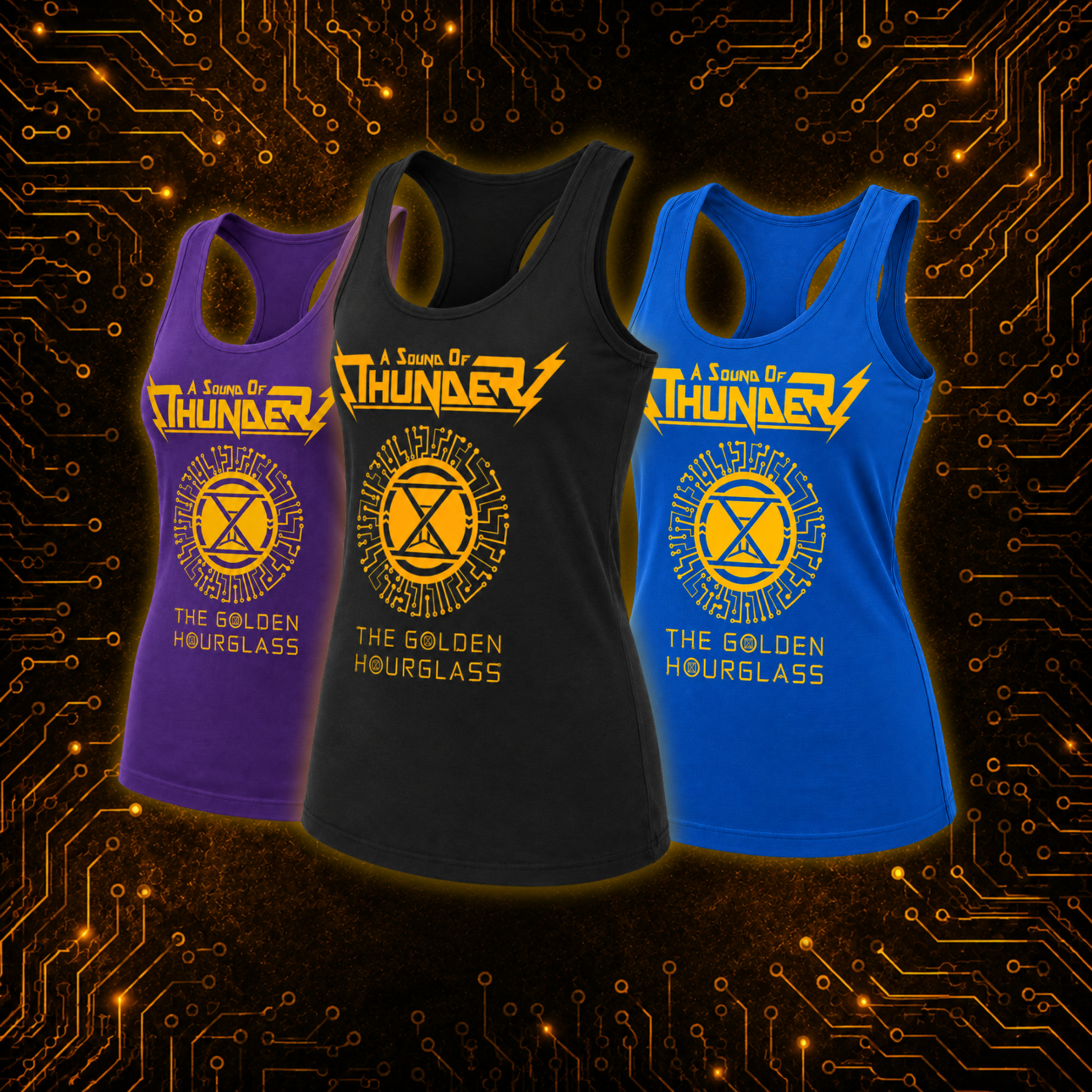 The Golden Hourglass Women's Tank Top (Choose Your Color)