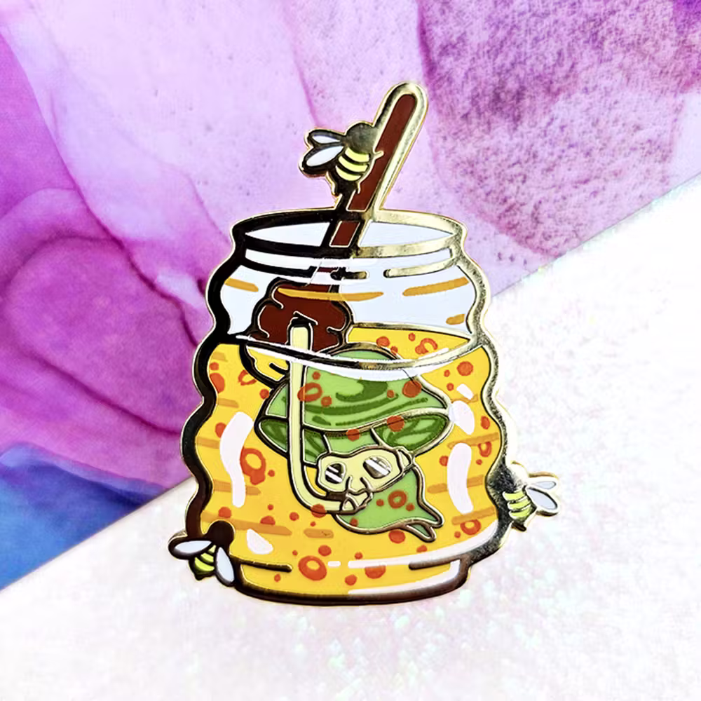 "Honeycomb Home" Enamel Pin