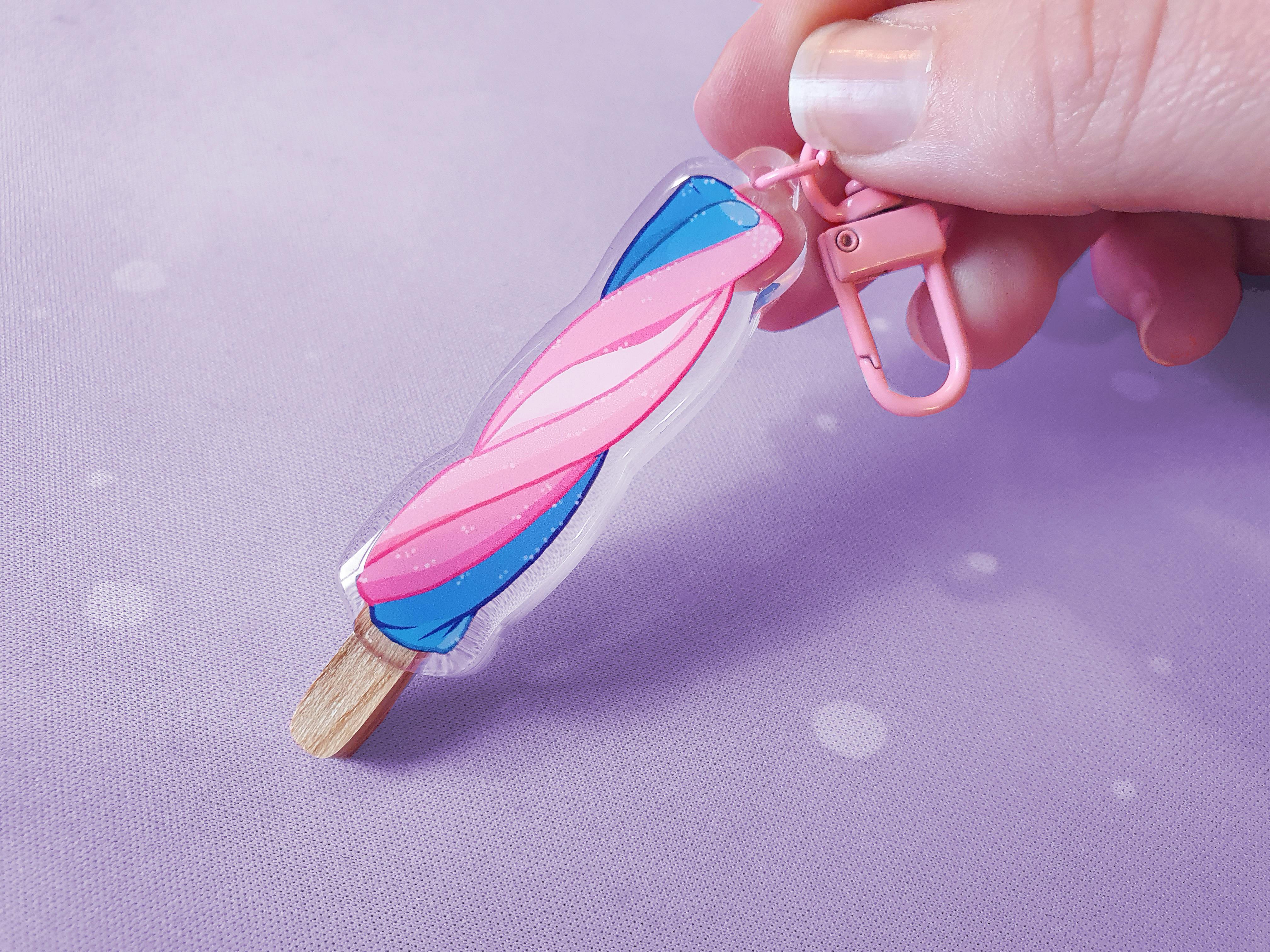 Trans Lolly Keychain