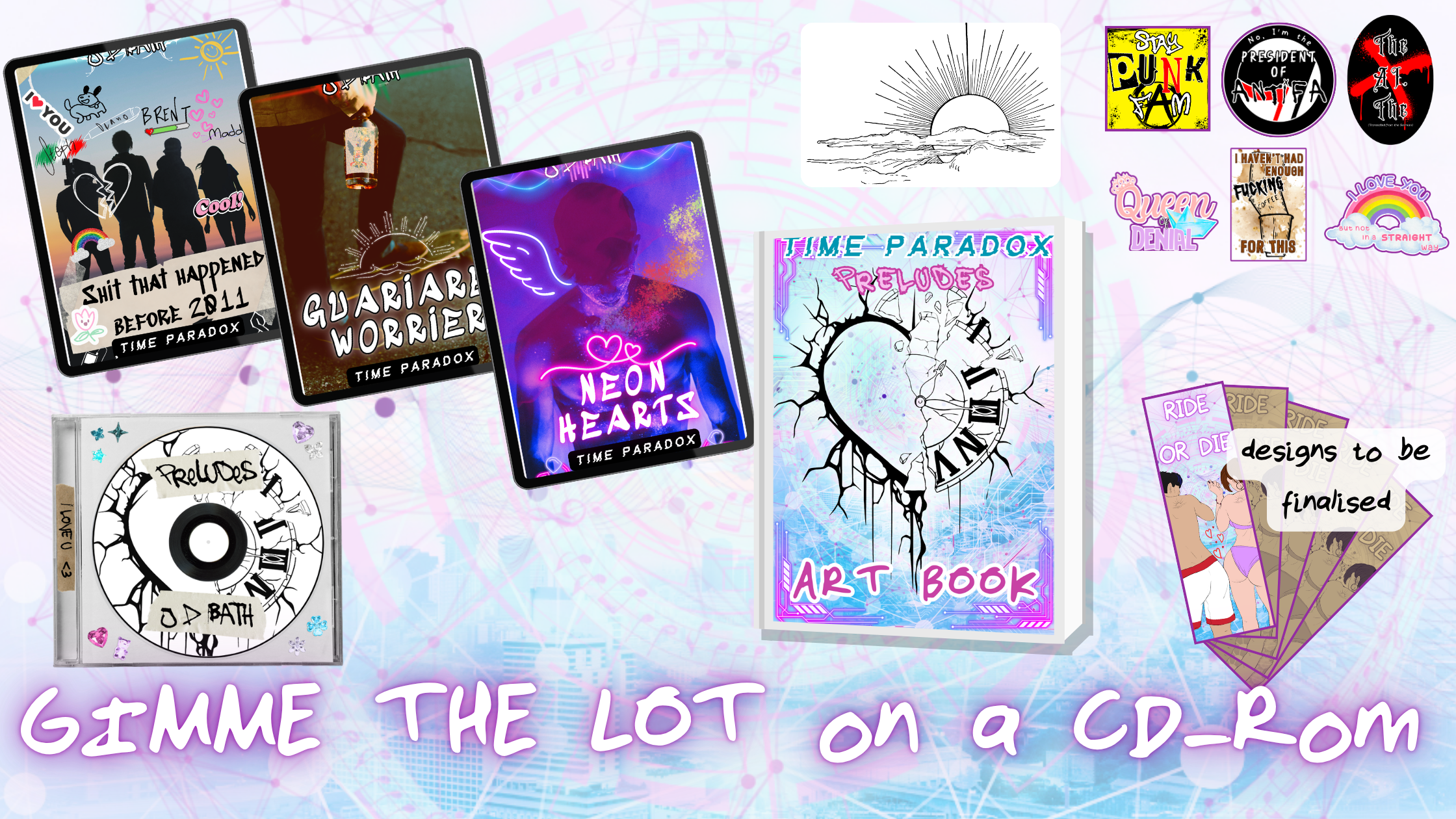 Gimme the lot on a CD-Rom