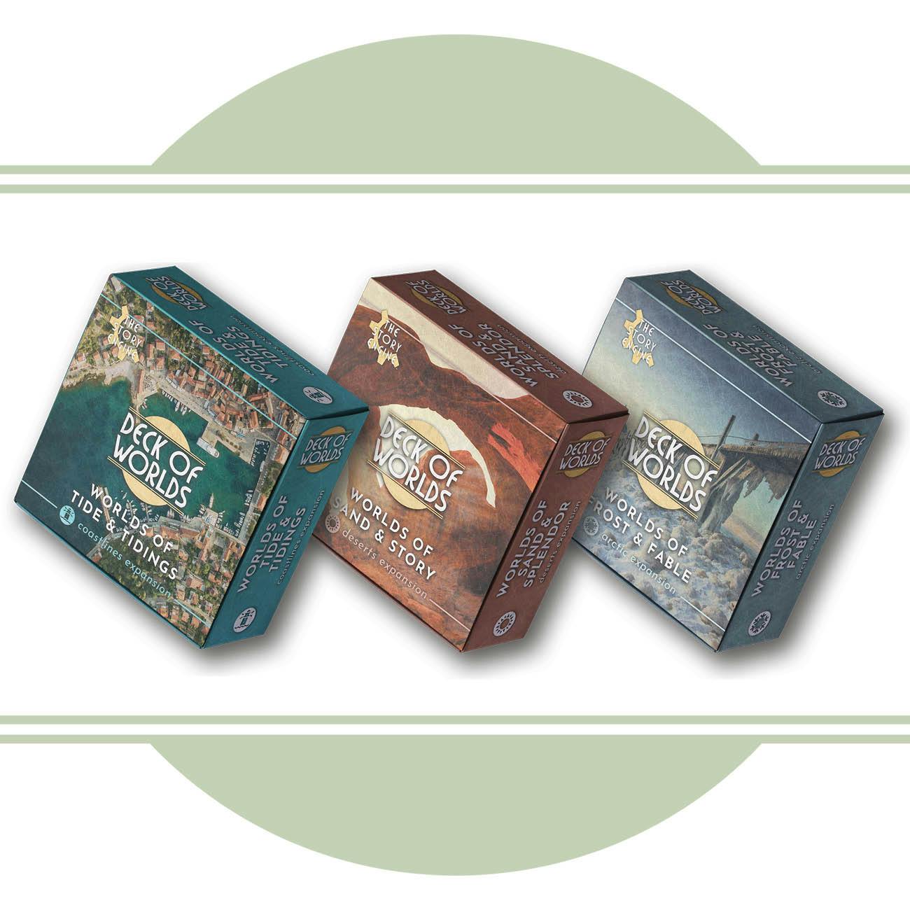 DECK OF WORLDS  Cartography Worldbuilding Expansion Set