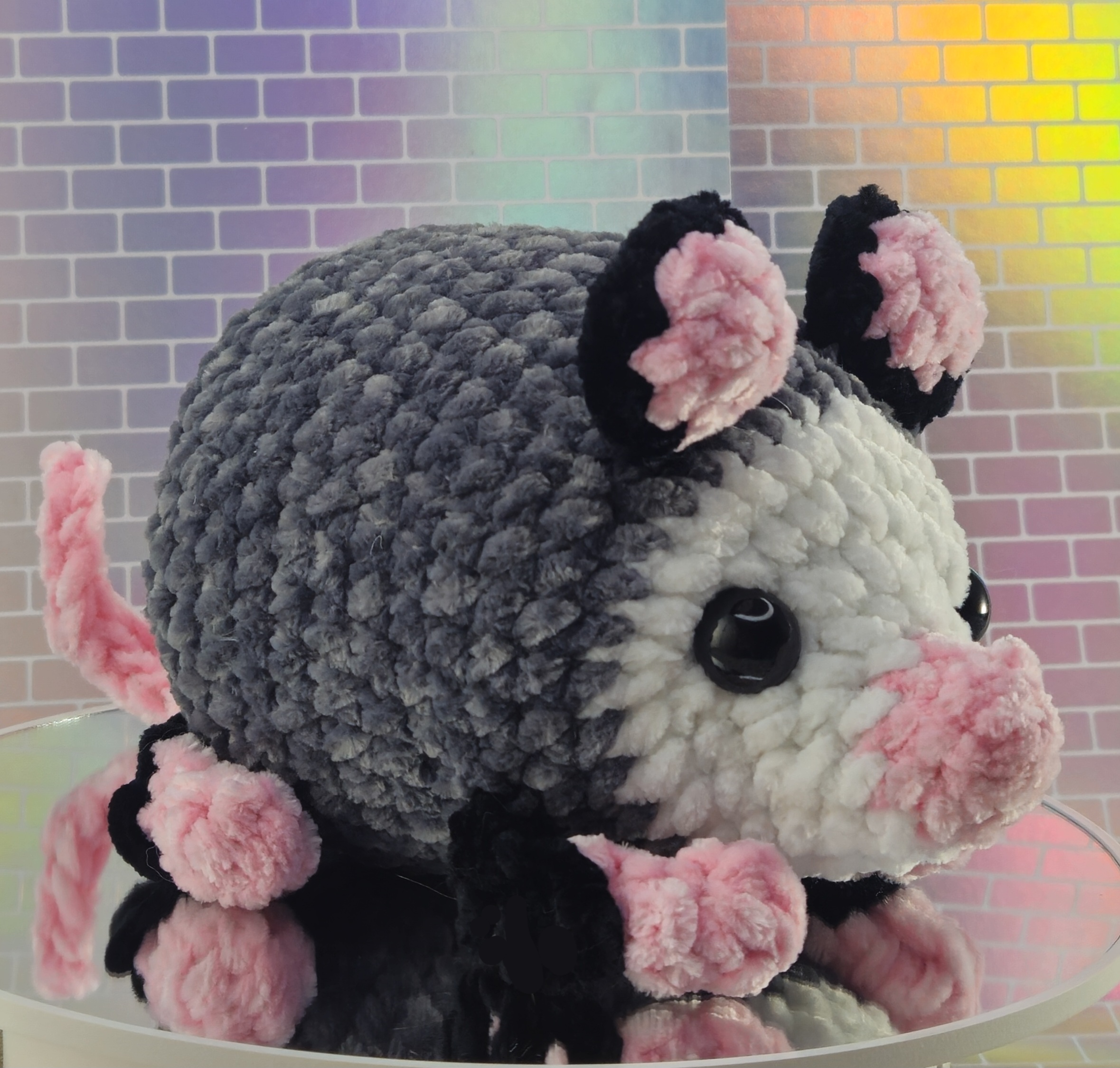 Small Opossum Crochet Plushie