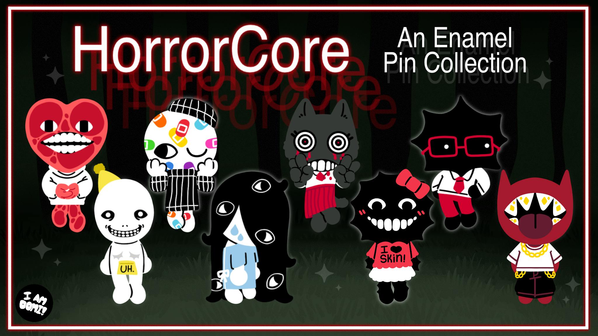 HorrorCore! - An Enamel Pin Collection