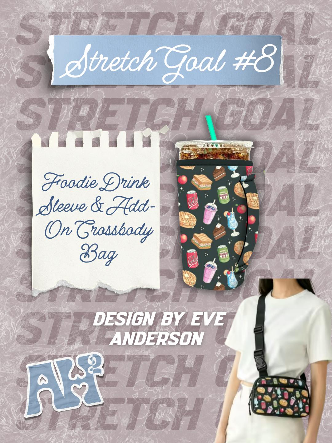 Foodie Drink Sleeve + Crossbody Bag Add-On