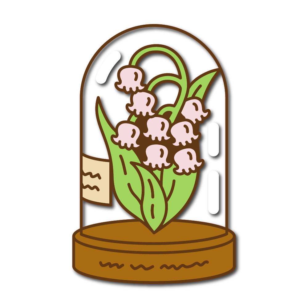 Lily of the Valley Display (Pink)