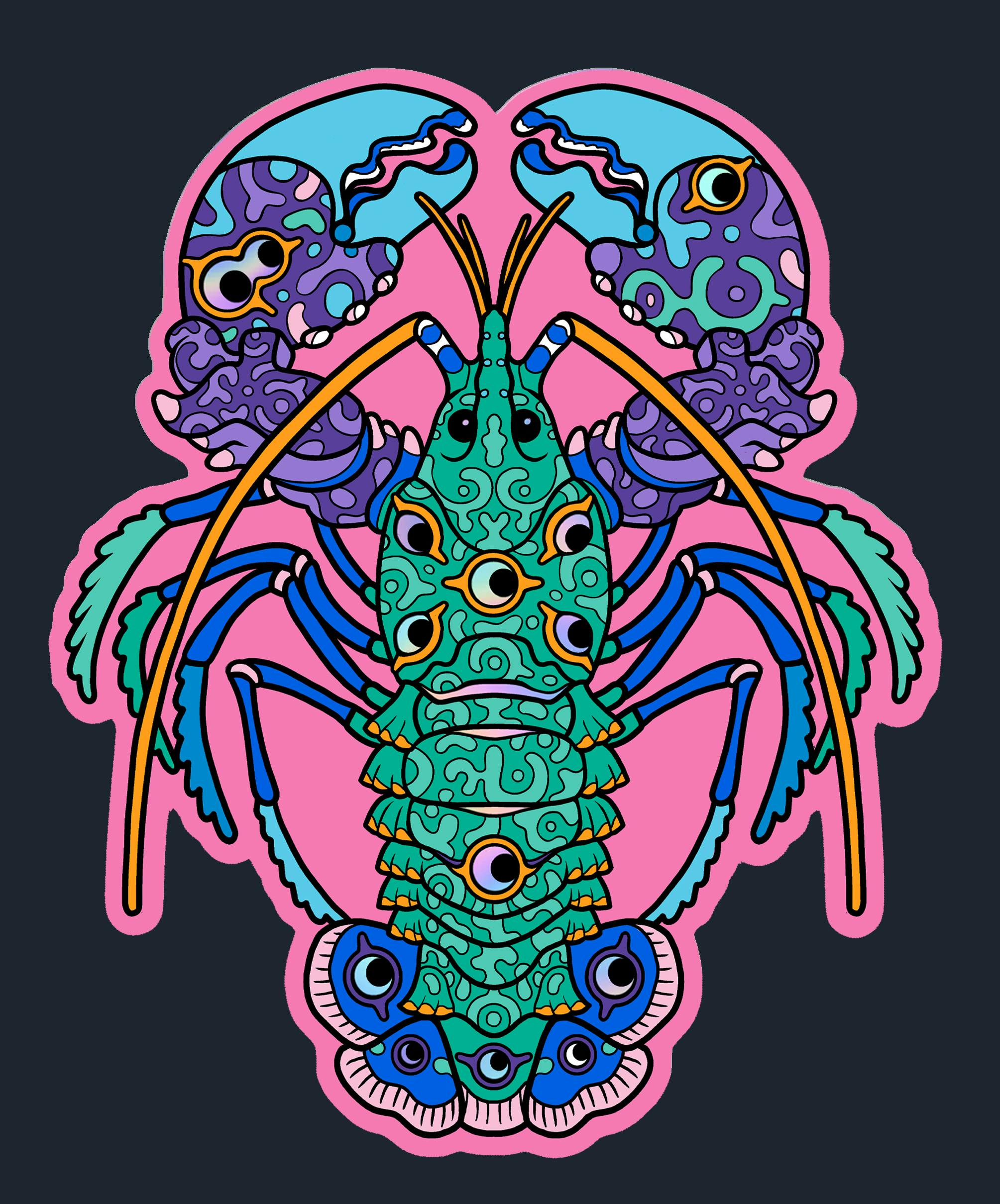 Lobster Sticker