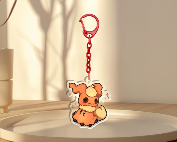 Flareon Mimikyu Acrylic Keychain