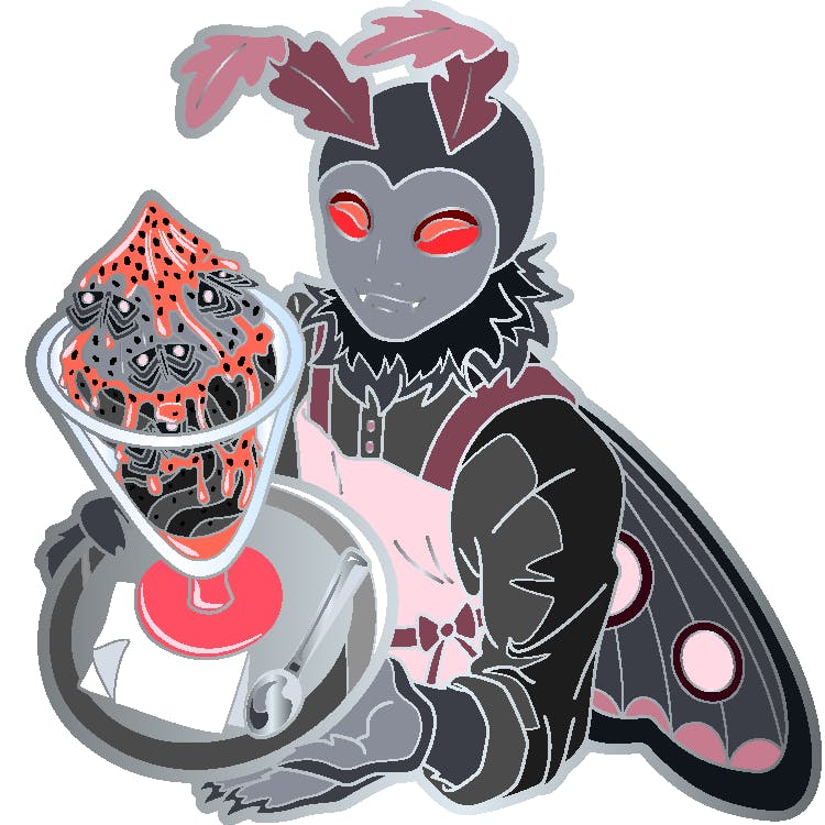 1x IceScream Cryptid - Hard Enamel Pin