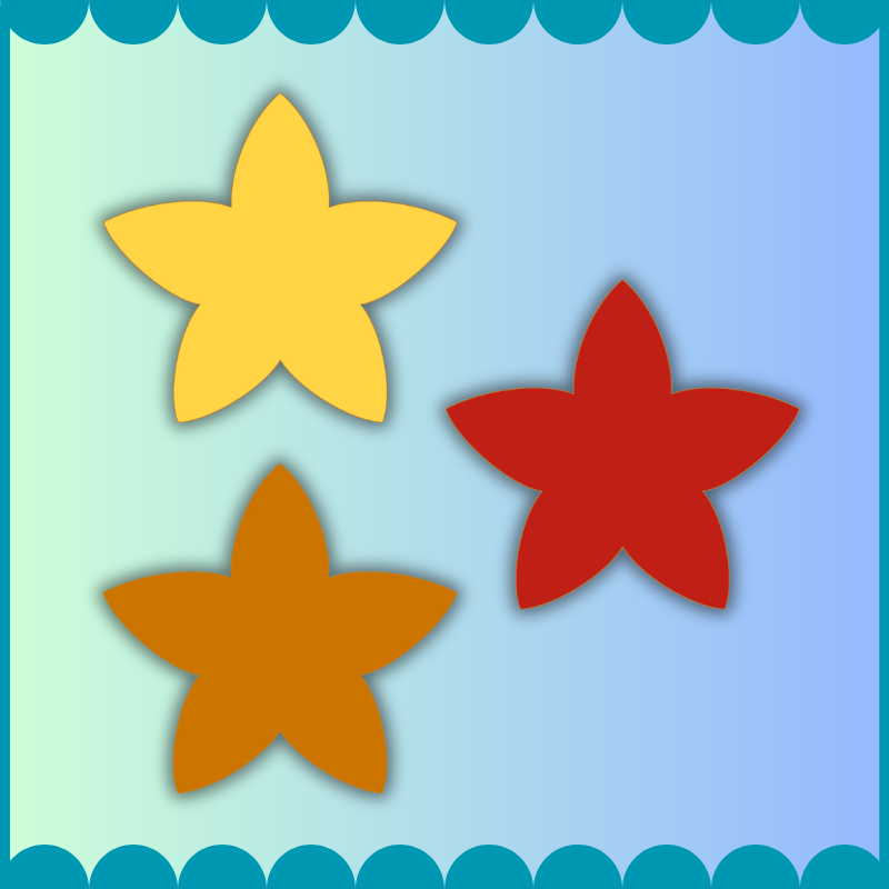 Star Trio Pin Set