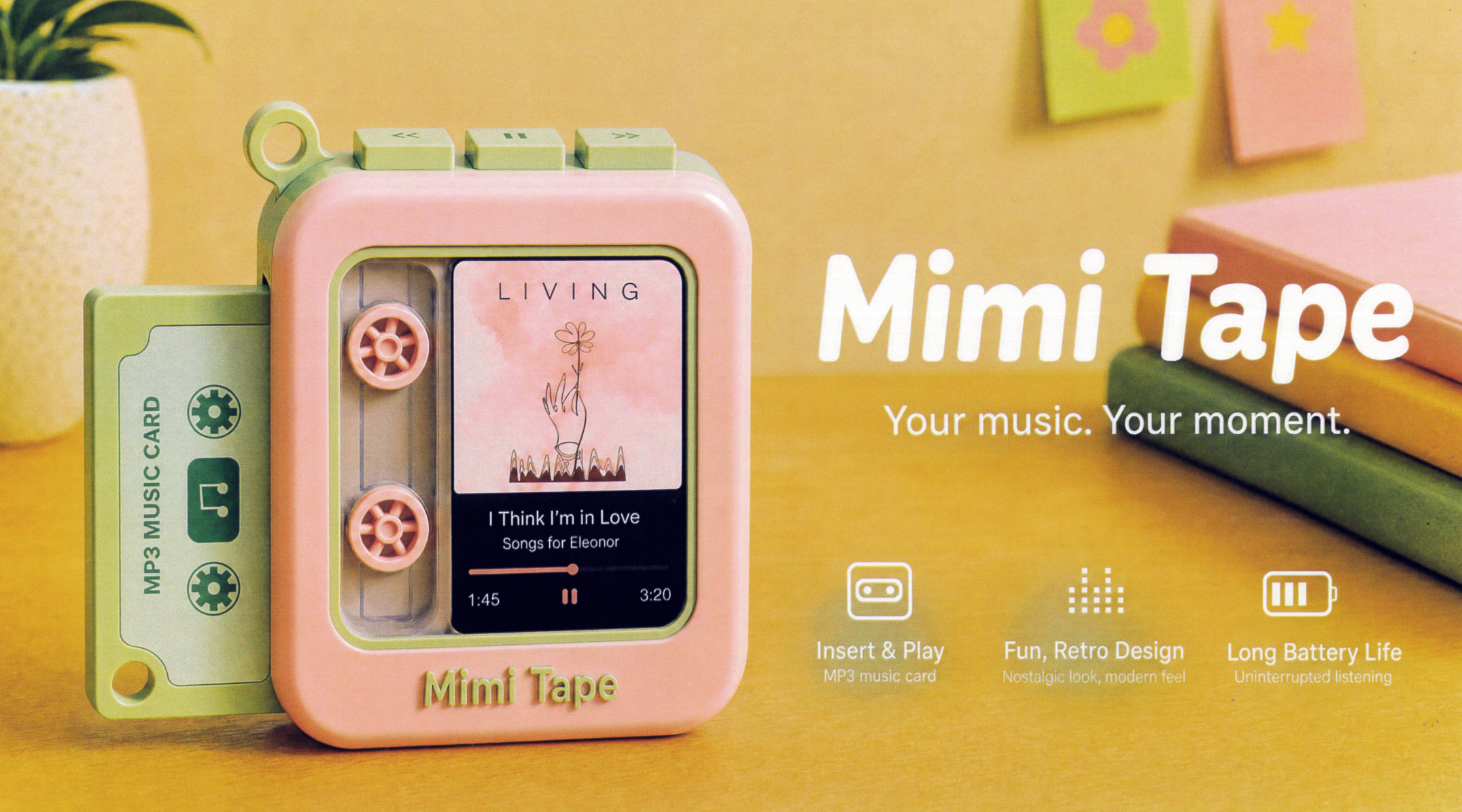 Mimi Tape: The Pocket MP4 Player with Digital Cassettes