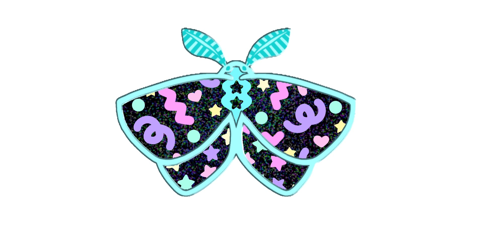 Design 1 - Party Moth