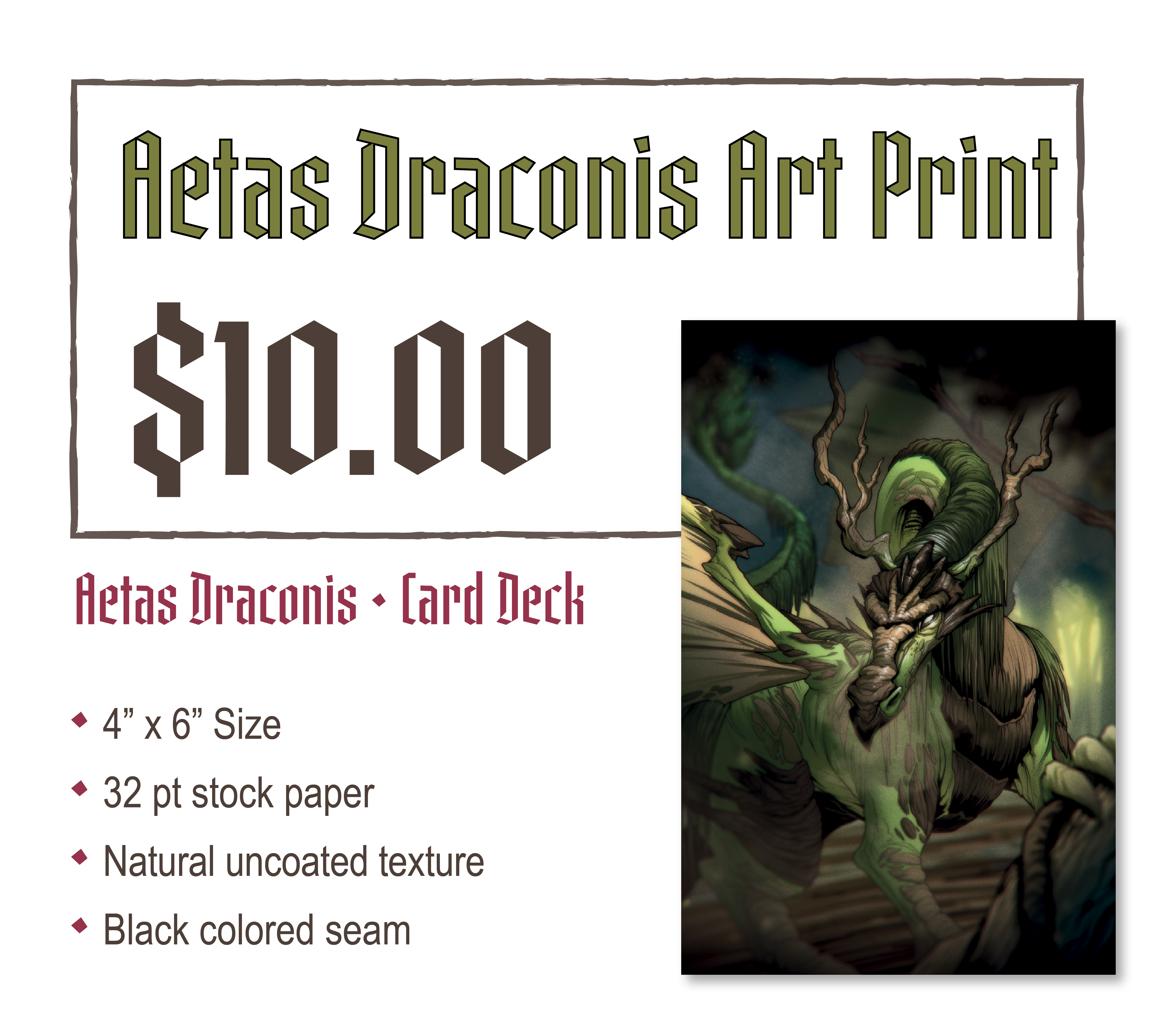 ✦ Aetas Draconis Art Print
