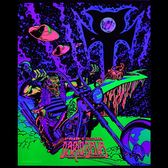 Blacklight Poster by Digestor of GHOUL