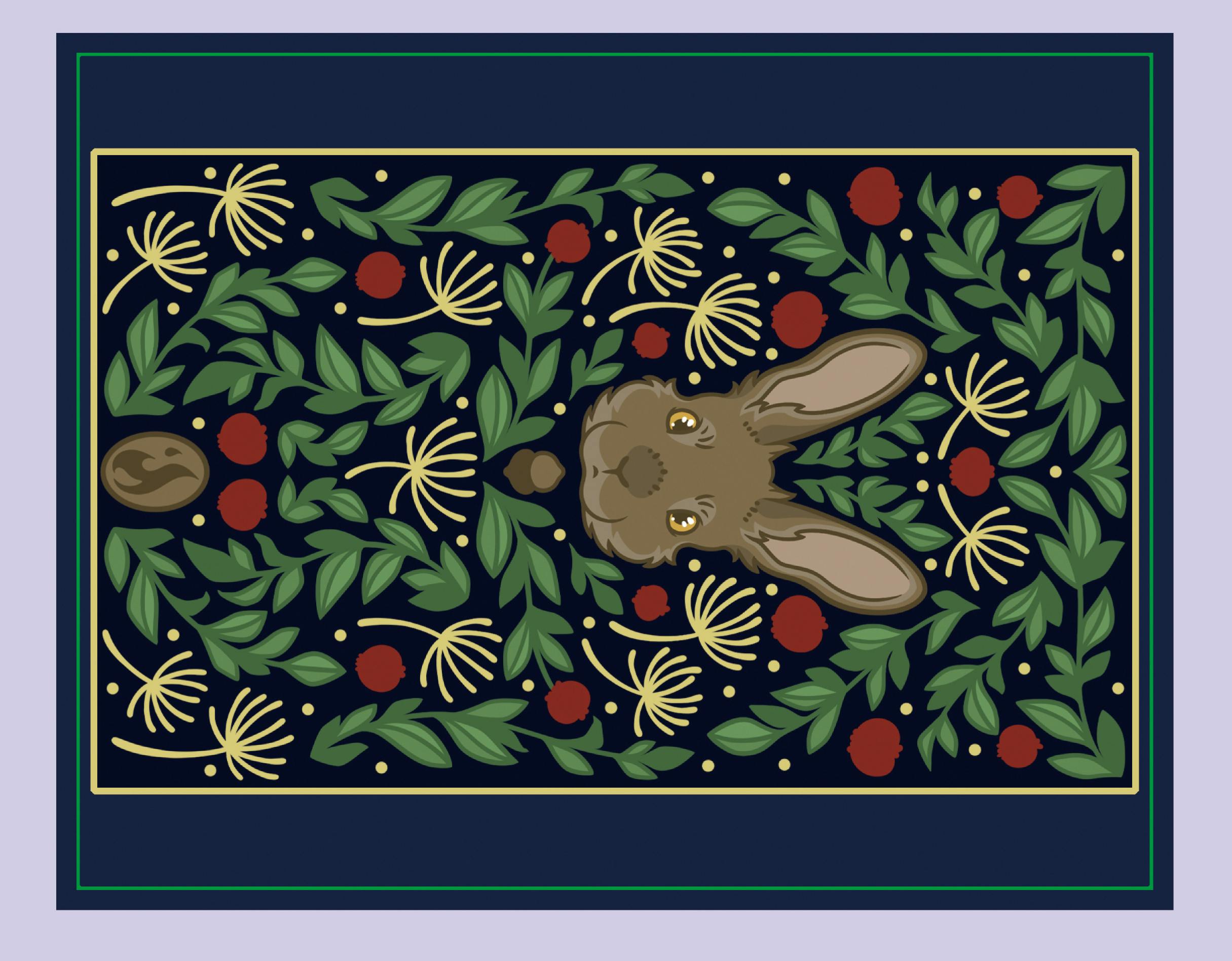 Canvas Pouch Bunny