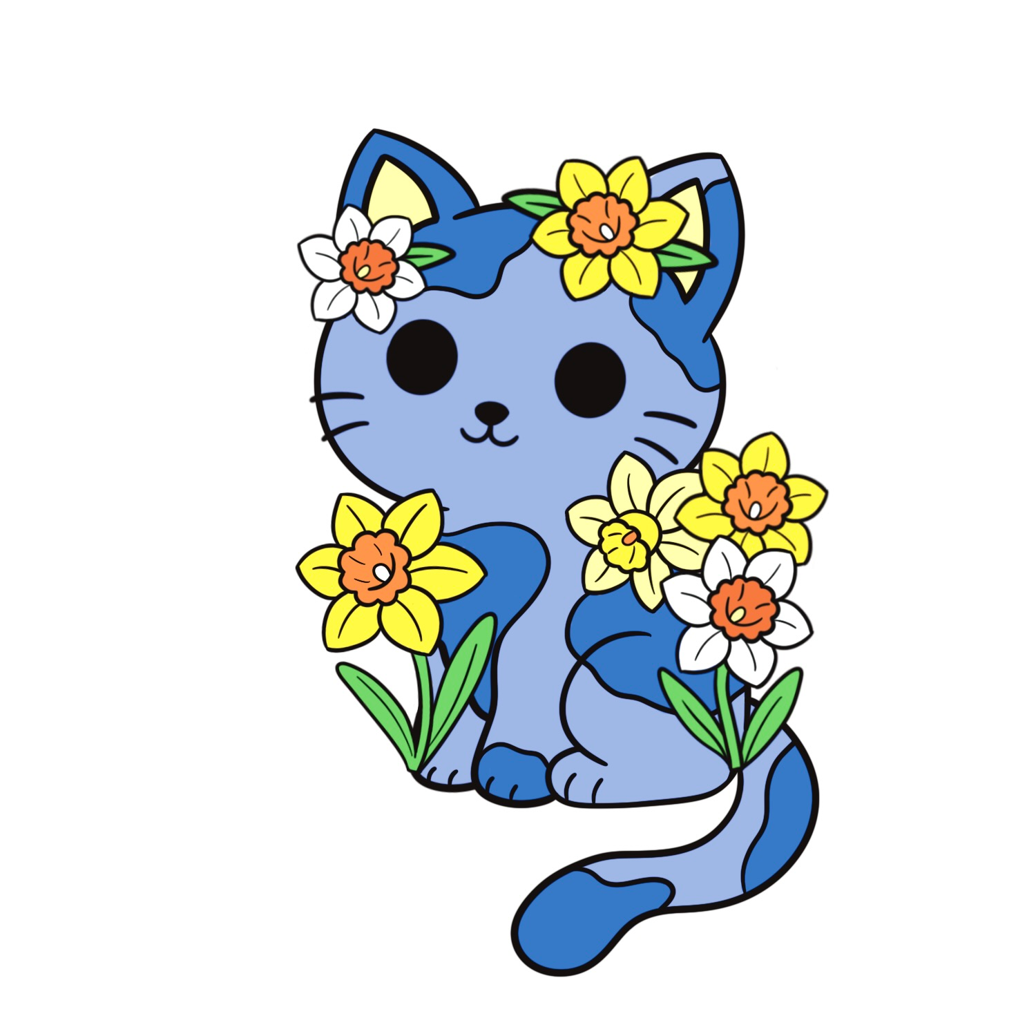 Daffodil Kitty Pin 