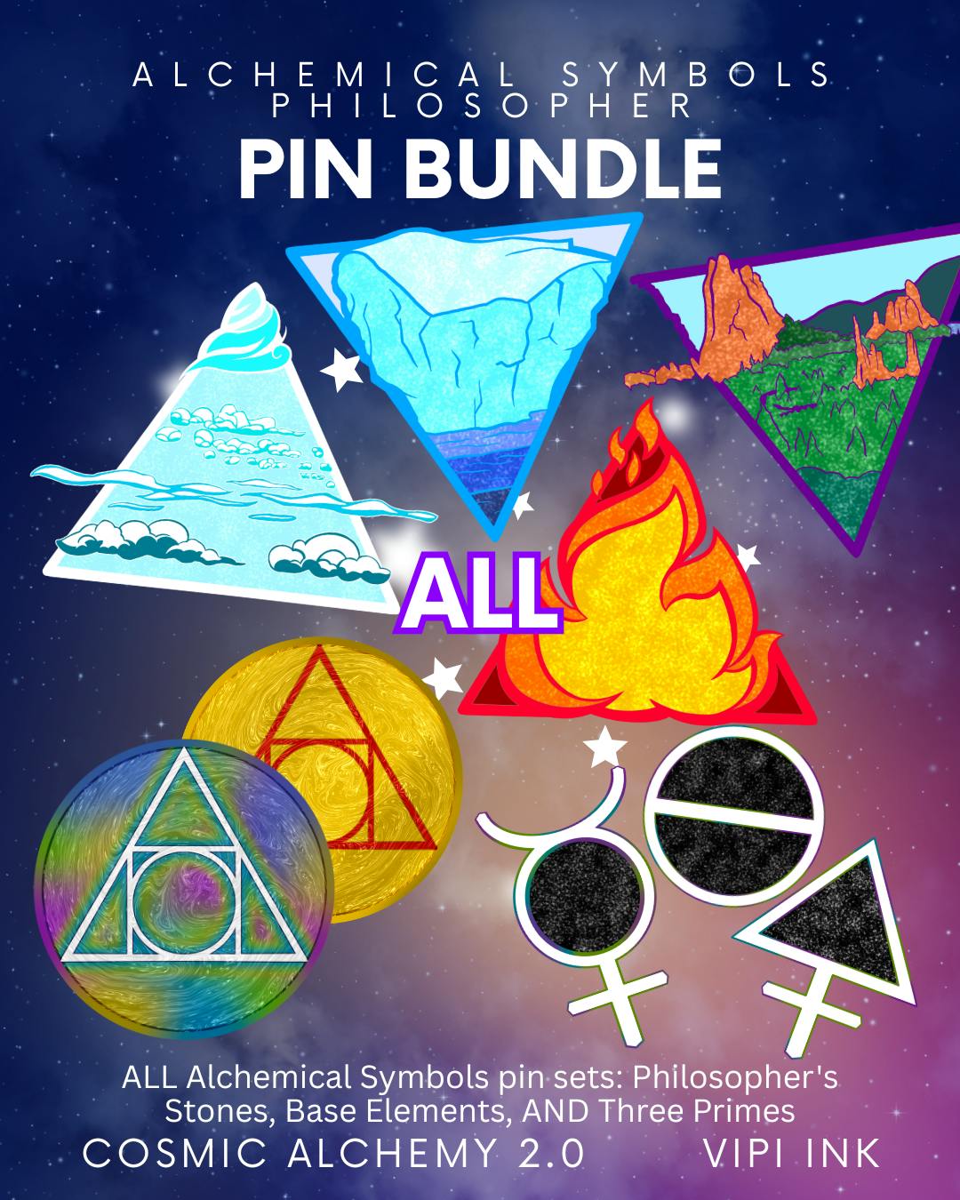 Alchemical Symbols Philosopher BUNDLE