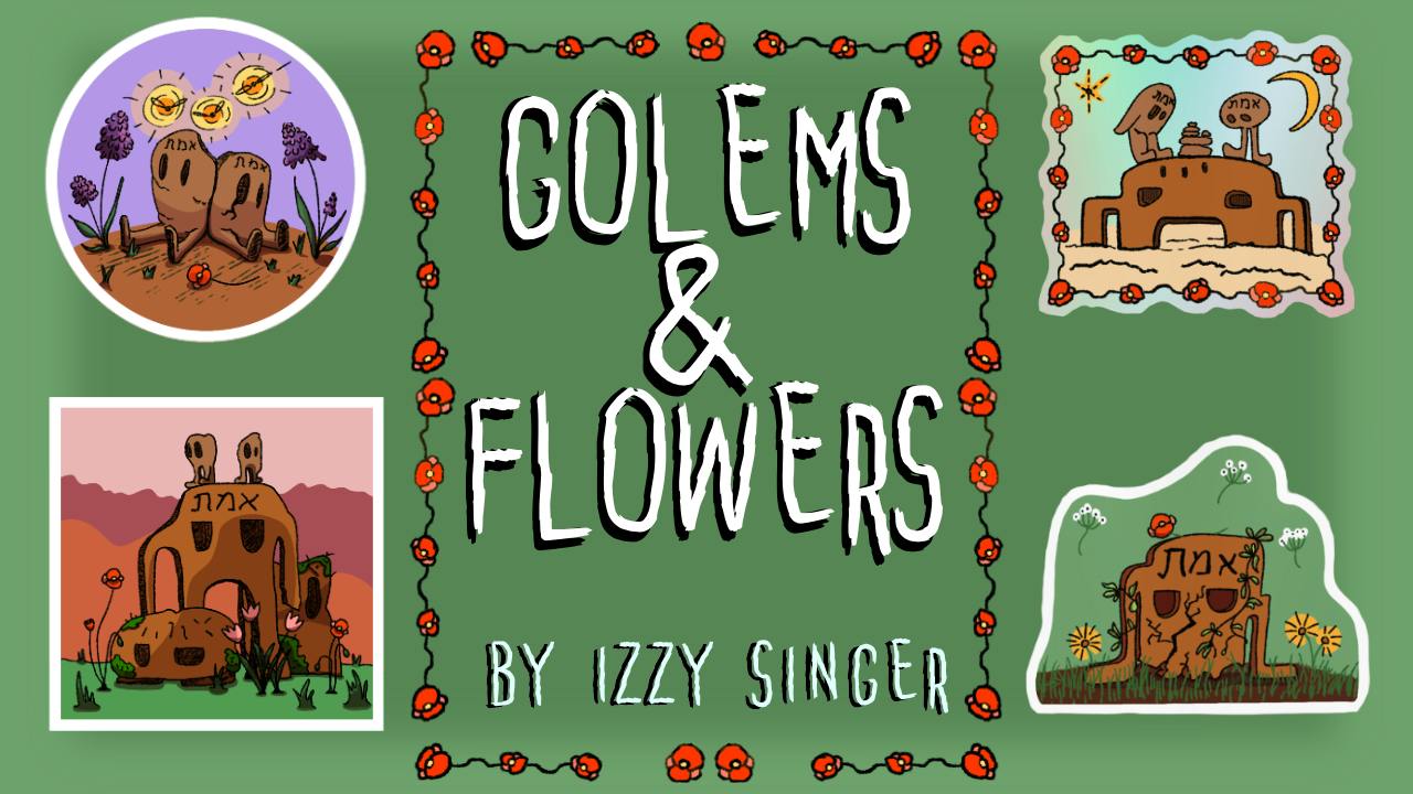 Golems and Flowers (Stickers)