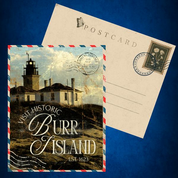 The Burr Island Postcard