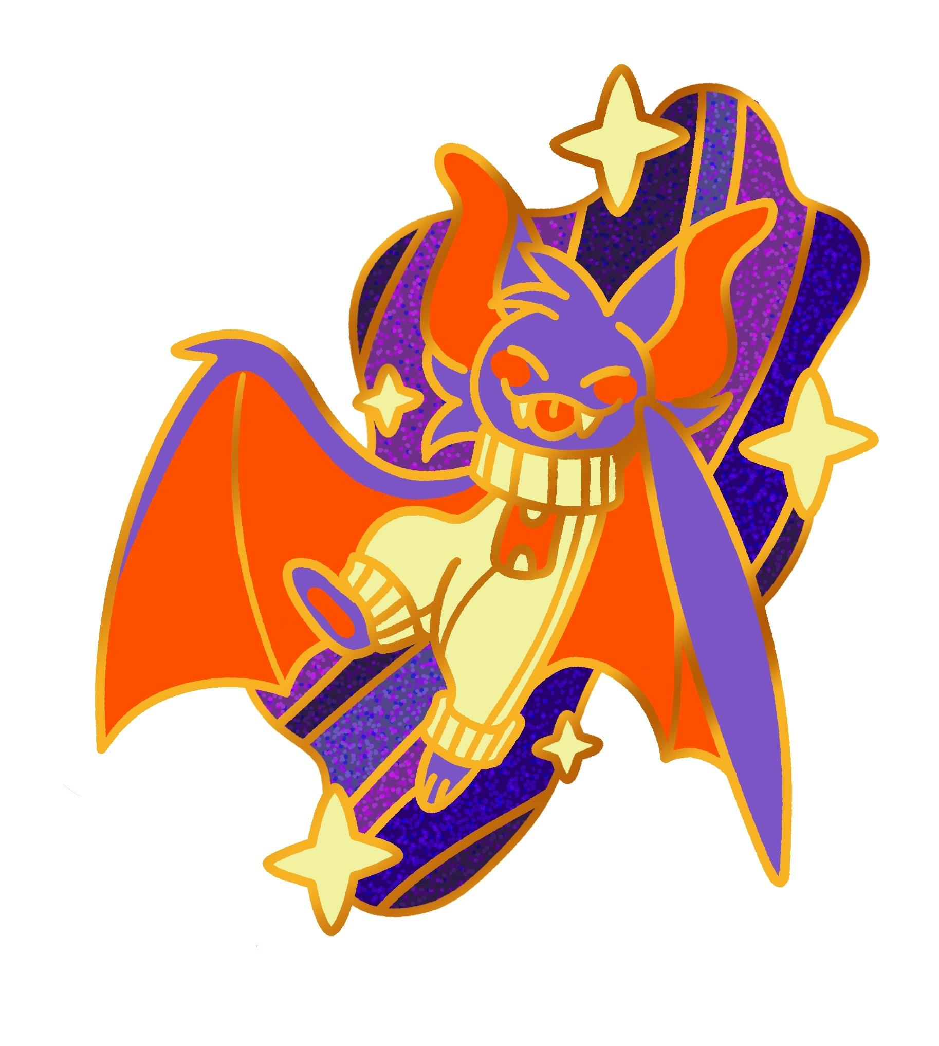 PINTOPIA 2025 - Space Bat Pin