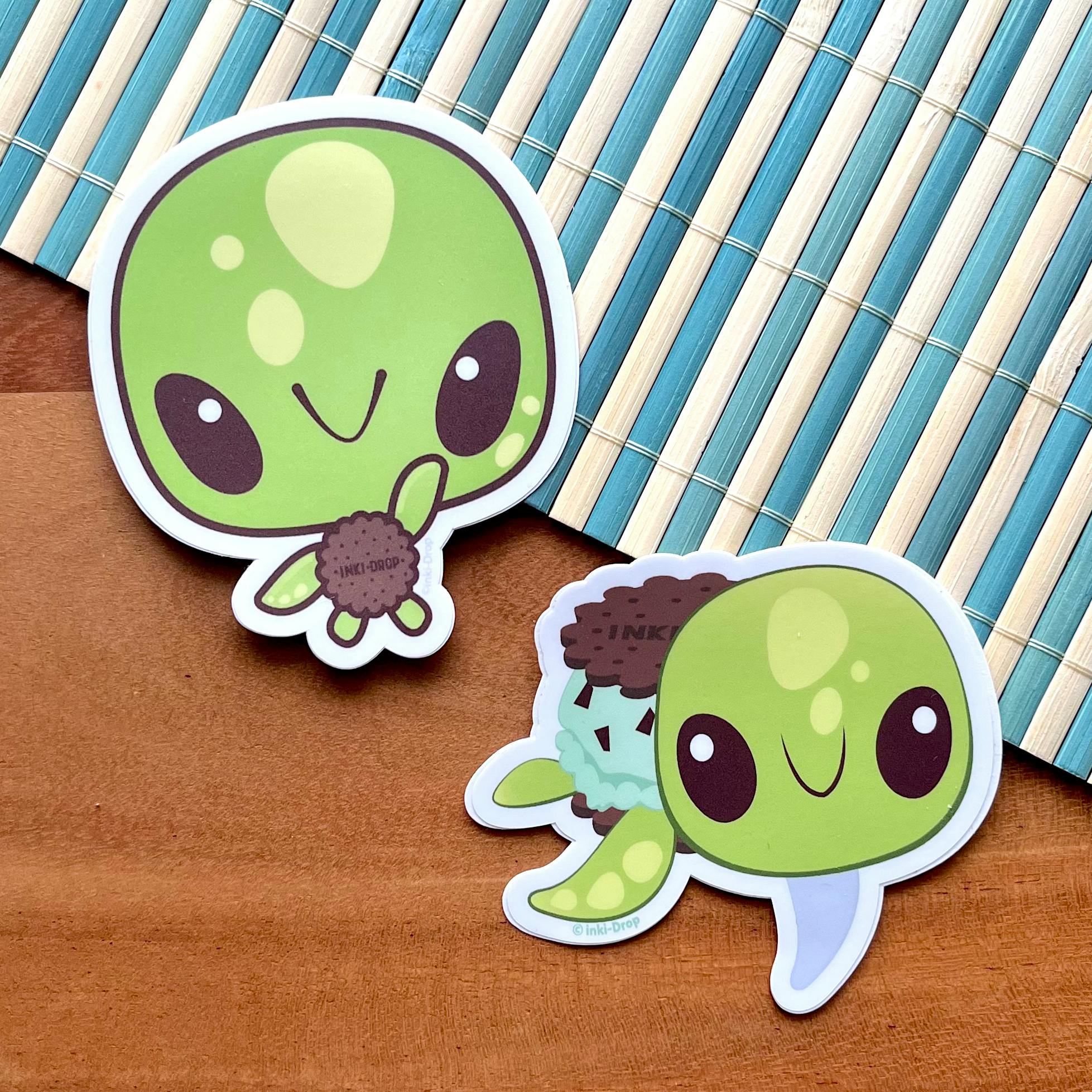 Classic Mint Chocoturtle Sticker Set