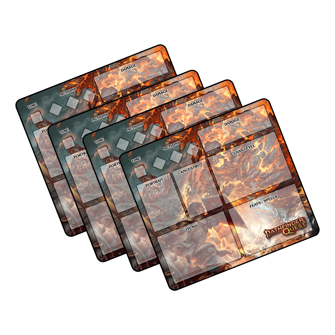 Player Mat Four Pack