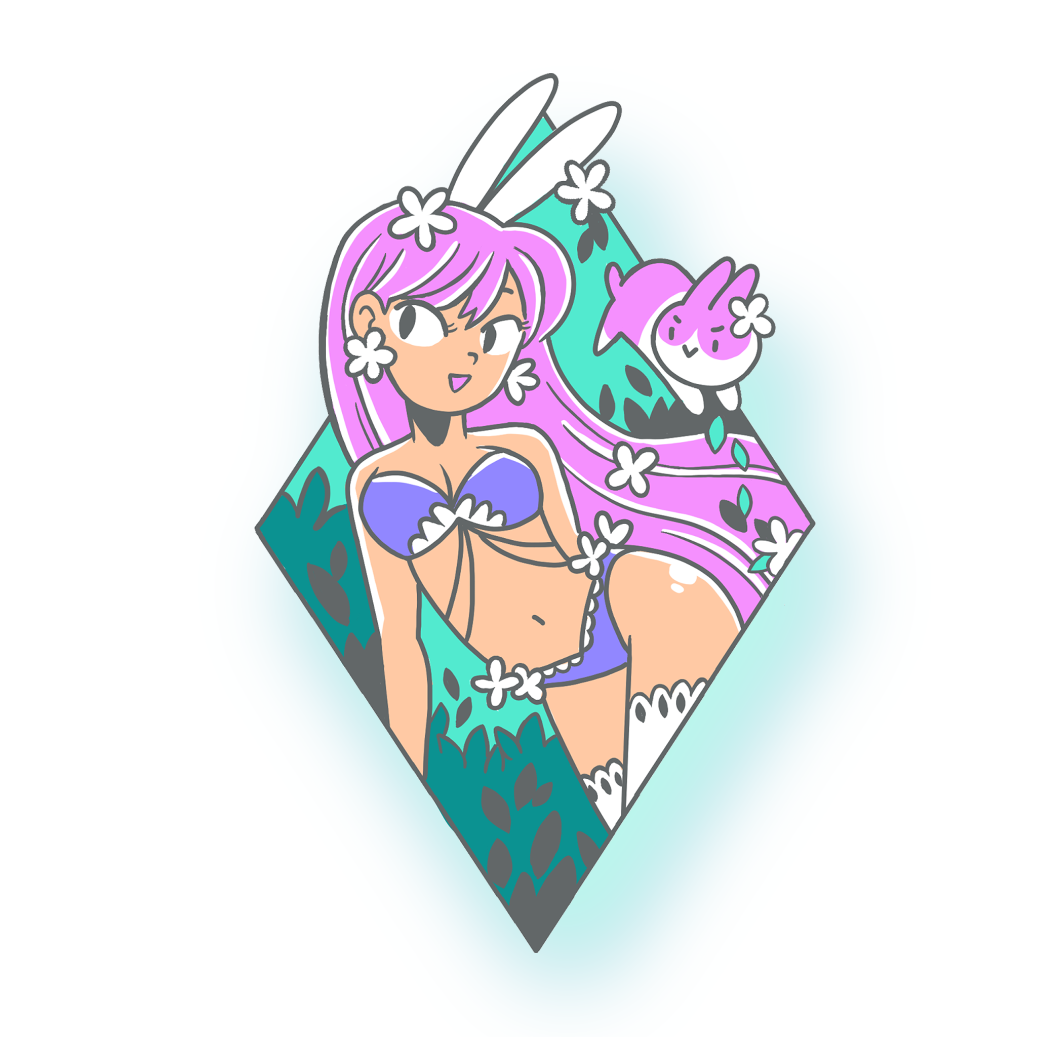 BB & Bunny Pin
