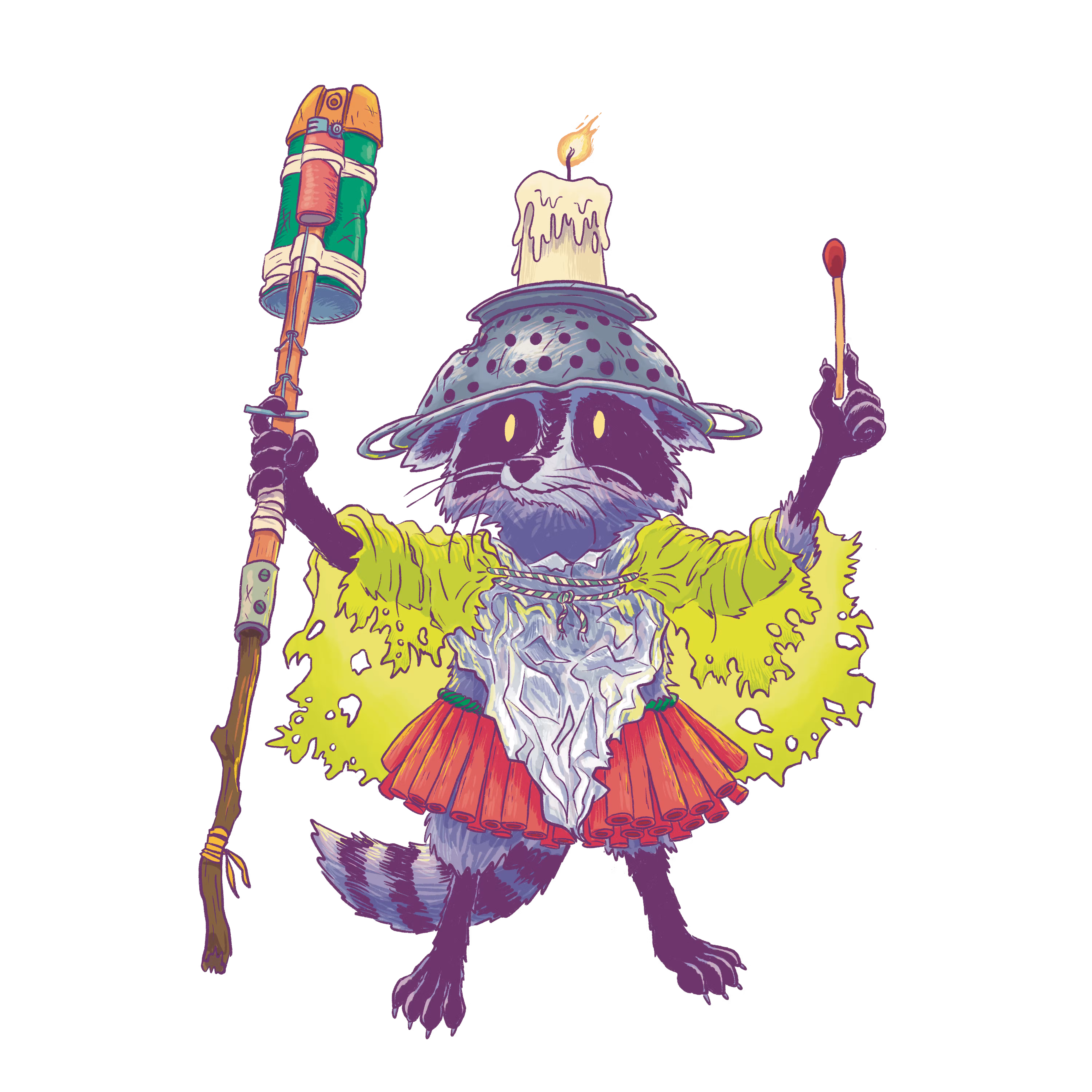 Fire Cracker (Pyromancer) Sticker
