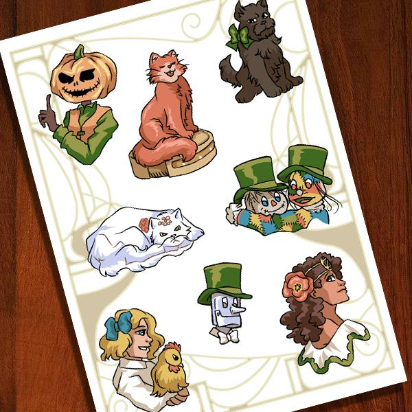 New Oz Sticker Sheet