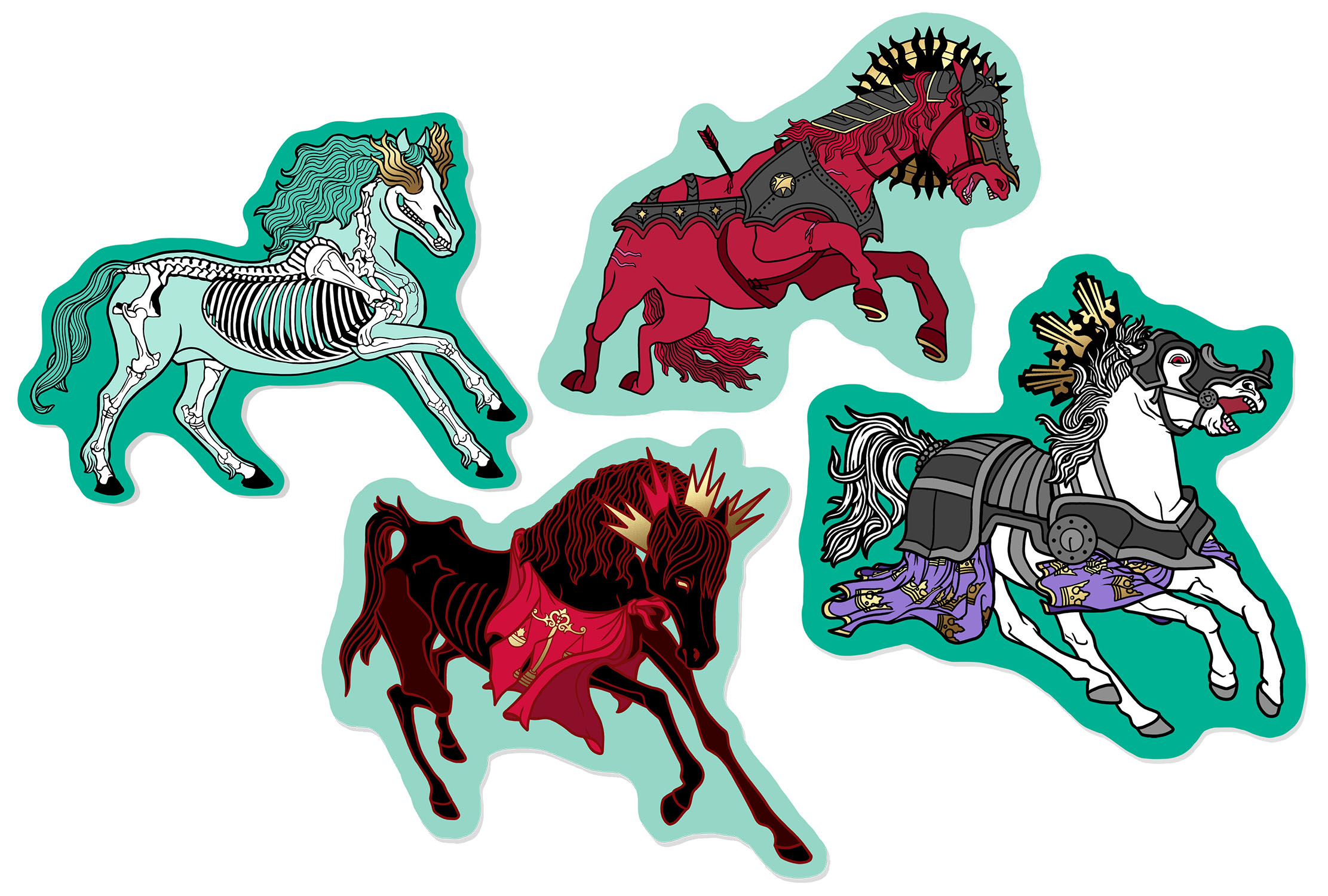 Earlybird 4x Apocalypse Stickers