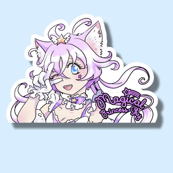 A 2inch vinyl sticker