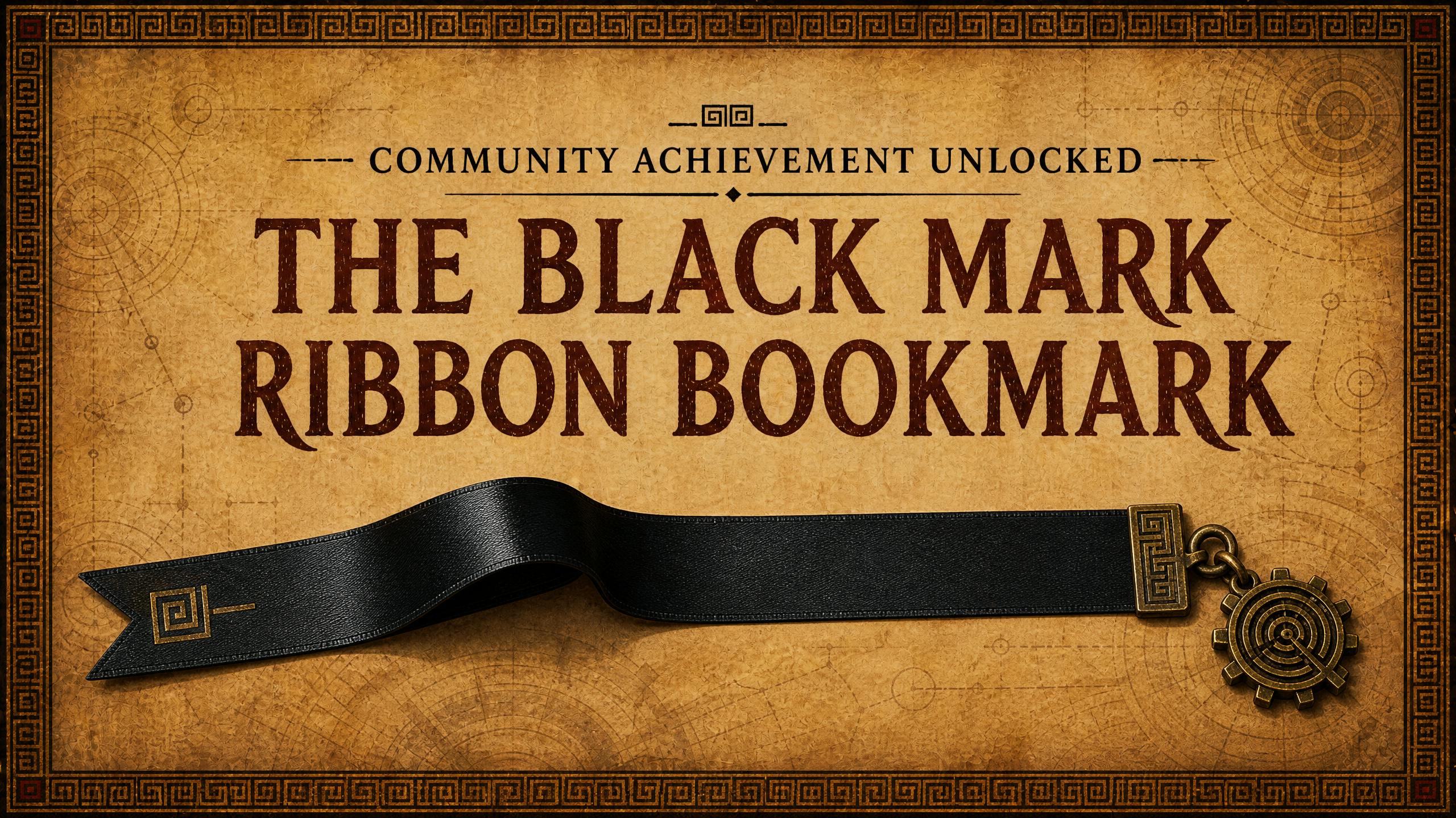 The Black Mark - Ribbon Bookmark