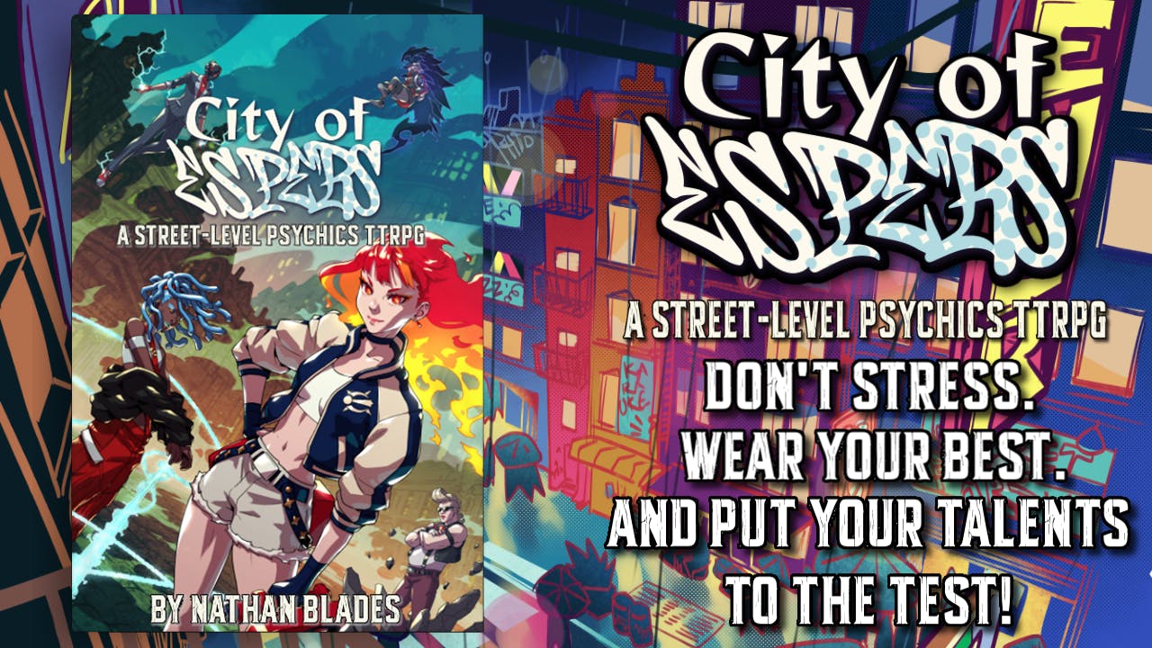 City of Espers - A Psychic-Powered Urban Action TTRPG