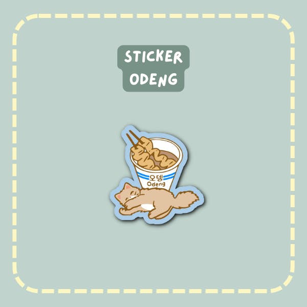 One sticker Odeng
