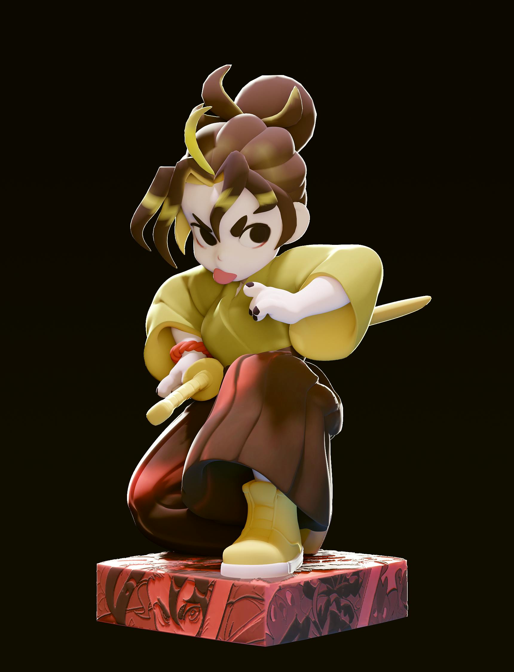 Mama Hen Figure Complete Colored