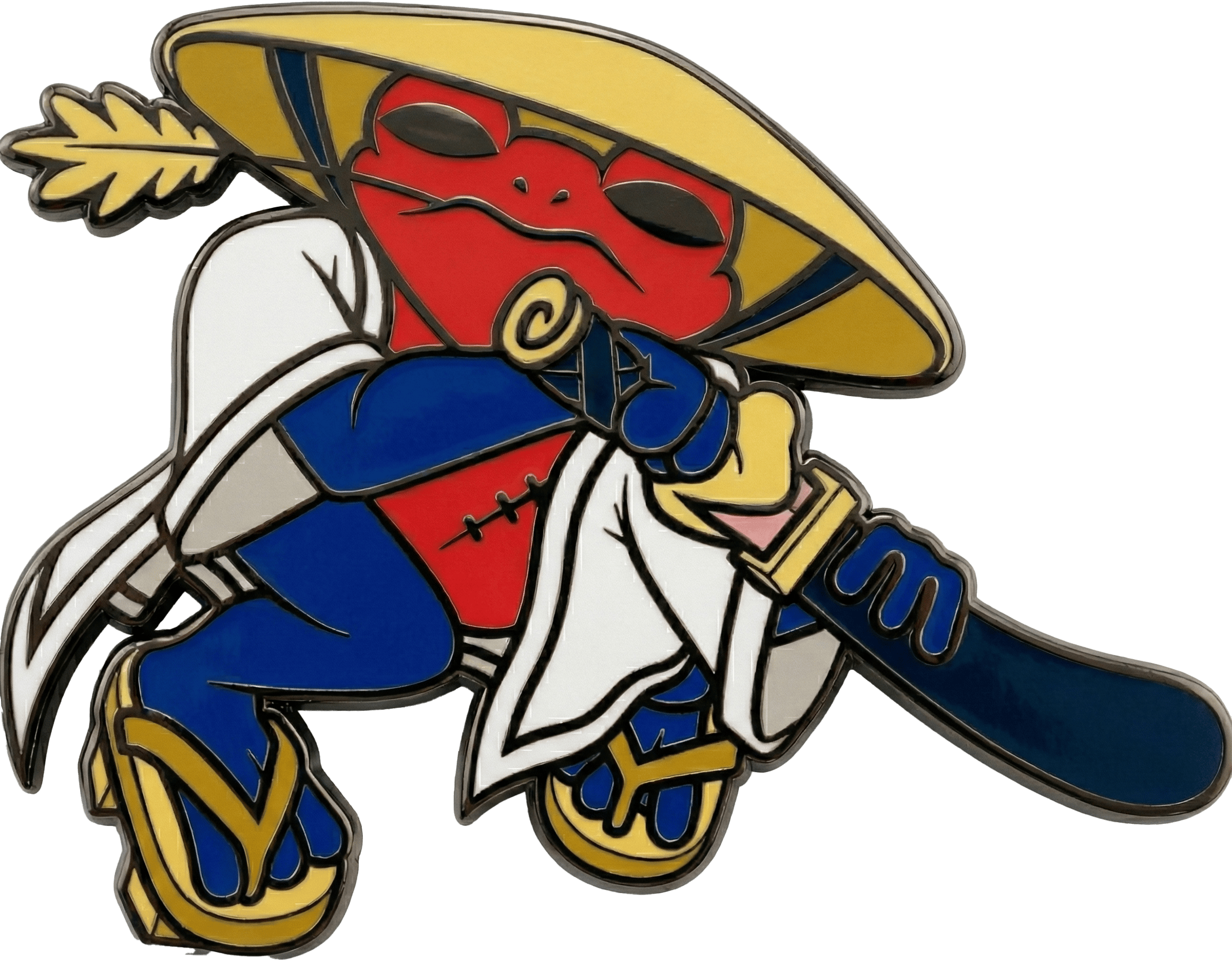 Notebook Knockout - Samurai Frog