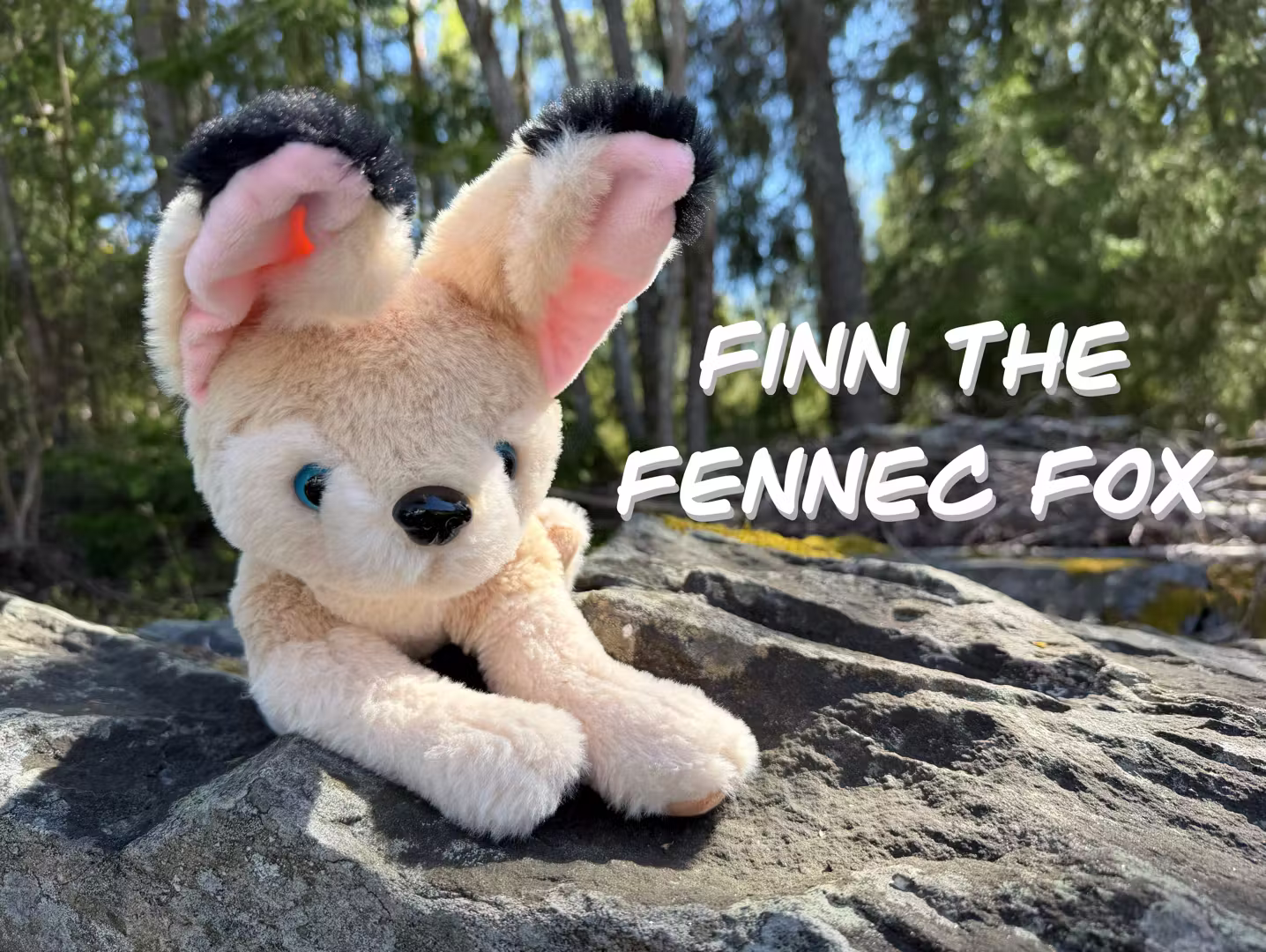 Finn the fennec fox plush
