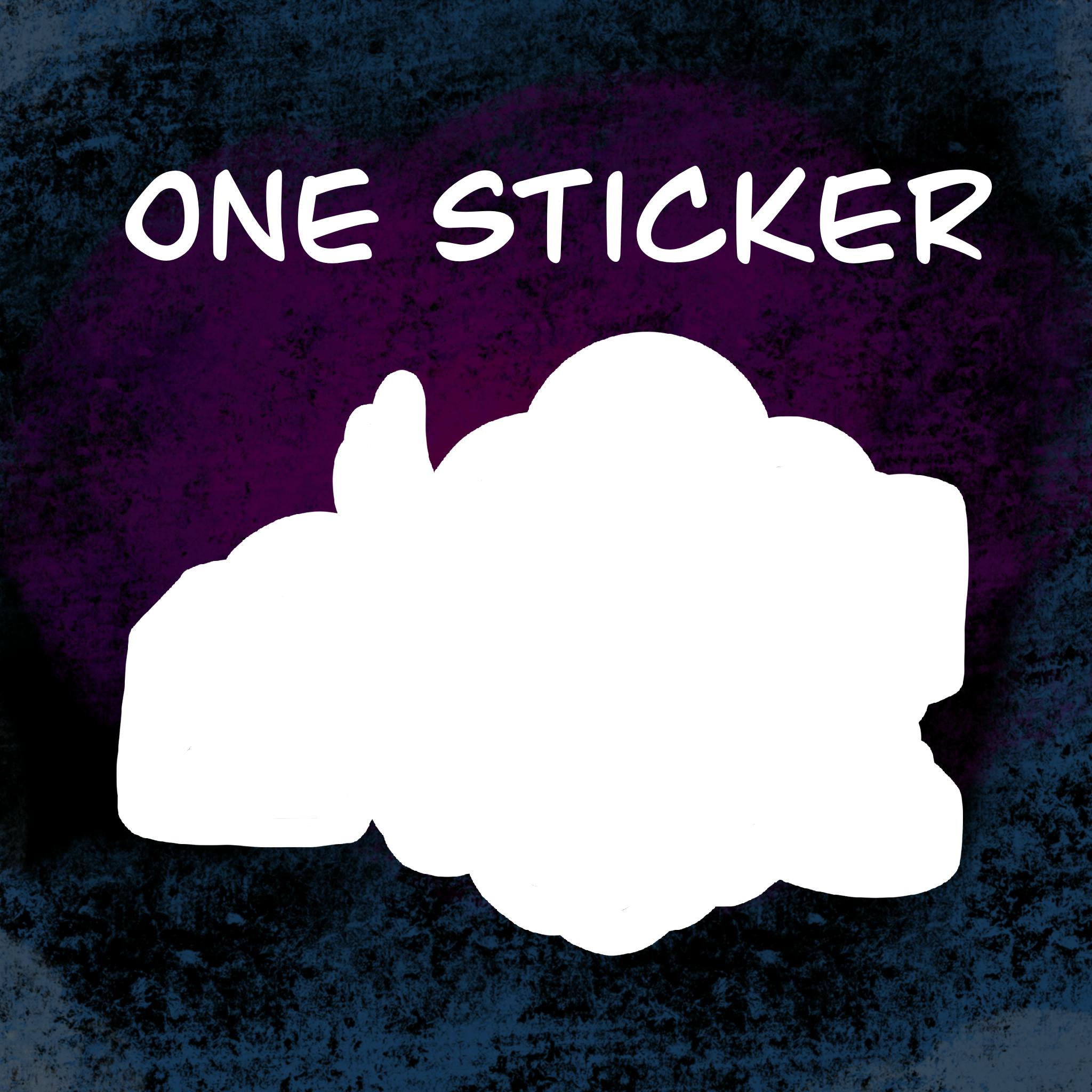 1x Sticker