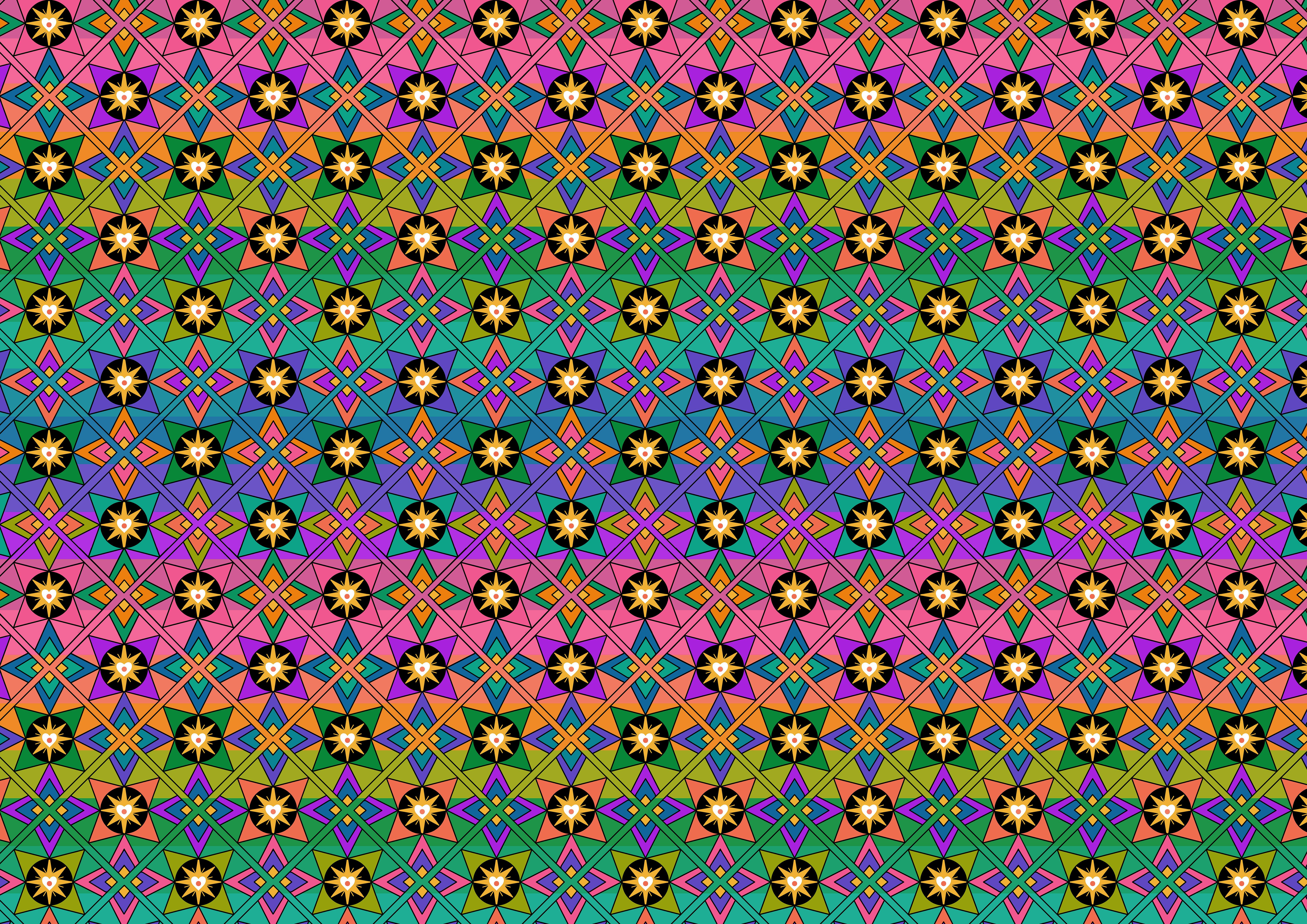 Rainbow Gift wrap Sheet